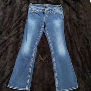 Silver Suki Jeans